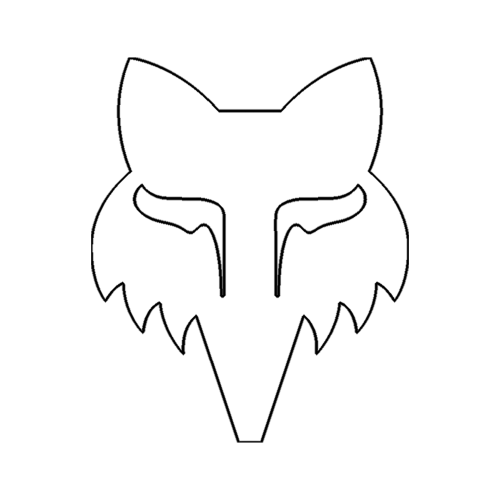 FOX HEAD 4" - DIE CUT VINYL