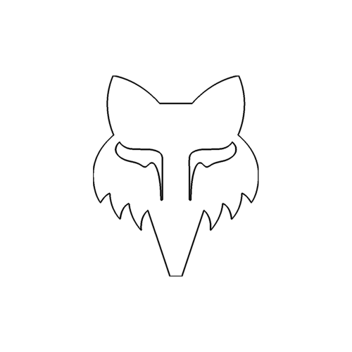 FOX HEAD 2.5" - DIE CUT VINYL