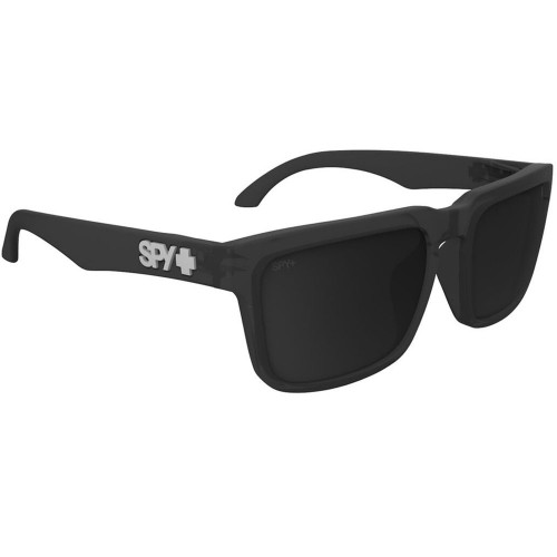 Helm  Matte Translucent Black Happy...