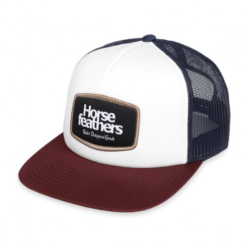 HORSEFEATHERS SCANNY CAP WHITE