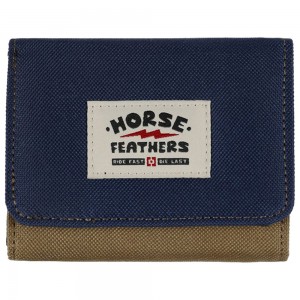HORSEFEATHERS JUN WALLET NAVY