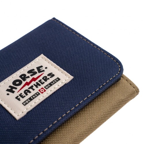 HORSEFEATHERS JUN WALLET NAVY