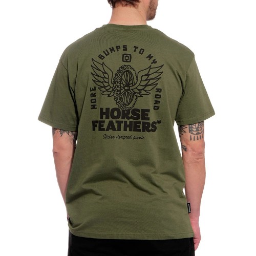 HORSEFEATHERS WHEEL TECH T-SHIRT...