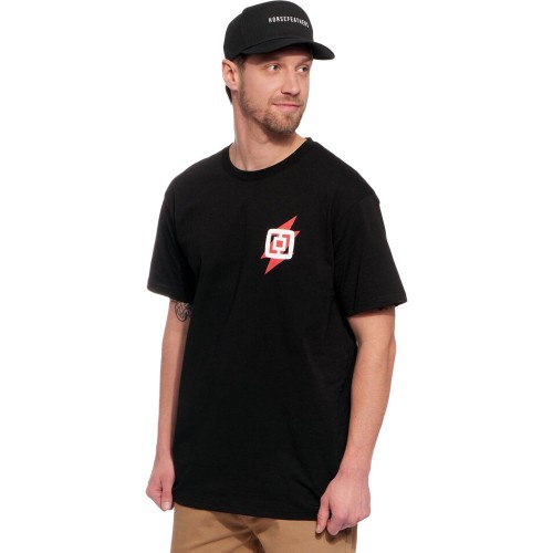 HORSEFEATHERS THUNDER II T-SHIRT BLACK