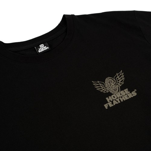 HORSEFEATHERS WHEEL TECH T-SHIRT BLACK