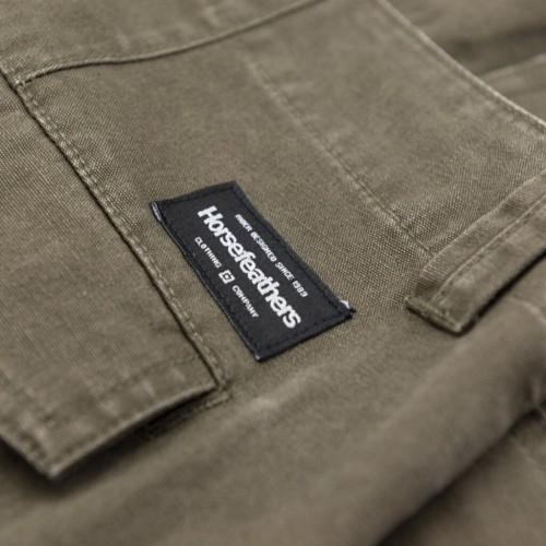 HORSEFEATHERS BAXTER SHORTS OLIVE