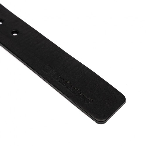 HORSEFEATHERS DUKE LEATHER BELT BLACK