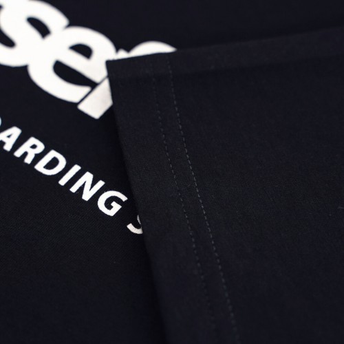 HORSEFEATHERS QUARTER T-SHIRT BLACK