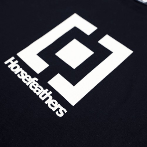 HORSEFEATHERS BASE T-SHIRT BLACK