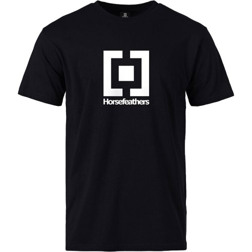 HORSEFEATHERS BASE T-SHIRT BLACK