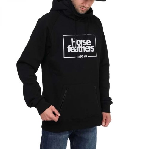 HORSEFEATHERS SHERMAN II HOODIE BLACK