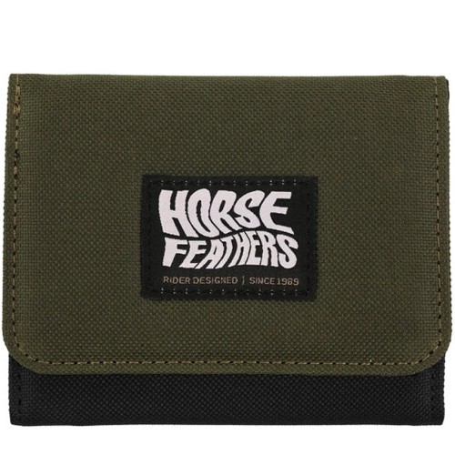 HORSEFEATHERS BAX WALLET OLIVE