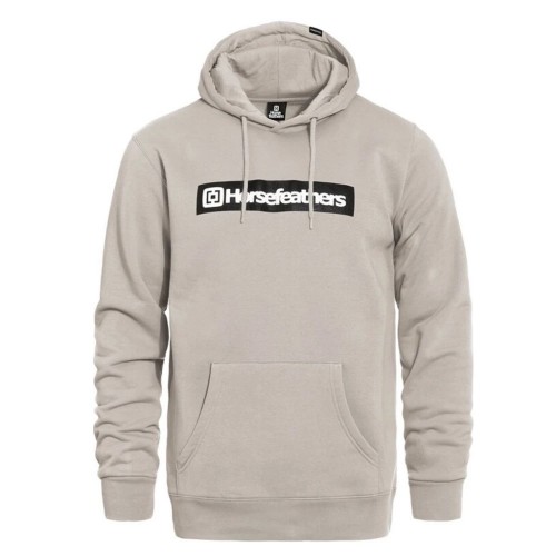 HORSEFEATHERS DROWN HOODIE CEMENT