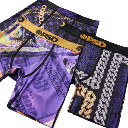 PSD PURP & GOLD 3PK BX