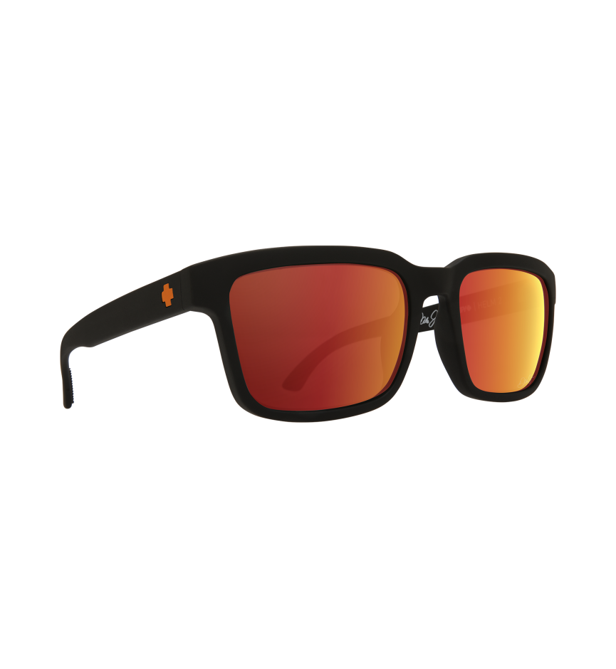 Helm 2 Dale Jr Matte Black -HD Plus Gray Green with Orange Spect