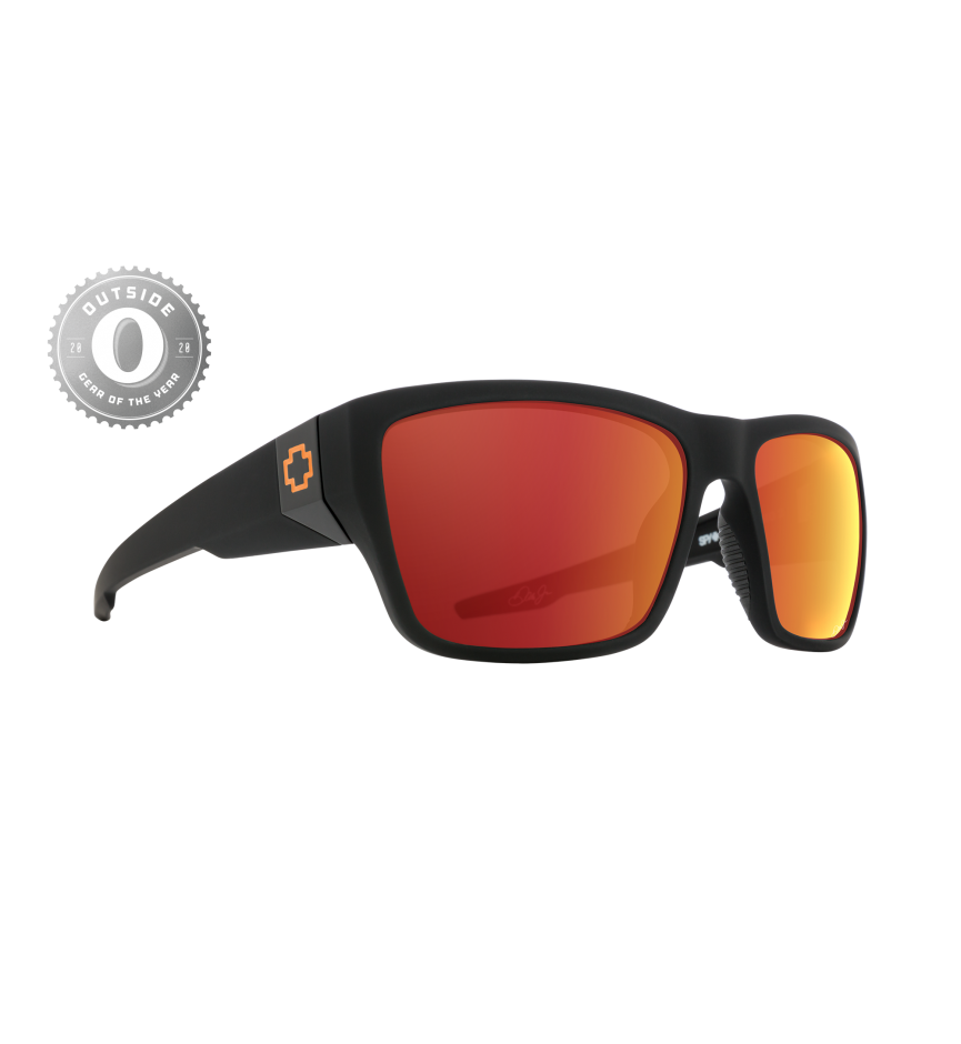 Dirty Mo 2 Dale Jr Matte Black – HD Plus Gray Green with Orange Spectra Mirror