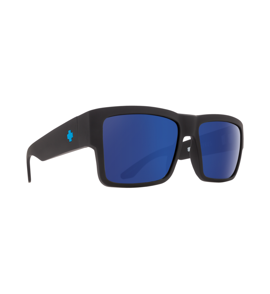CYRUS AF SOFT MATTE BLACK – HAPPY BRONZE w/  BLUE SPECTRA