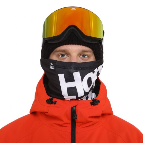 HORSEFEATHERS NECK WARMER PRINTED LOGO