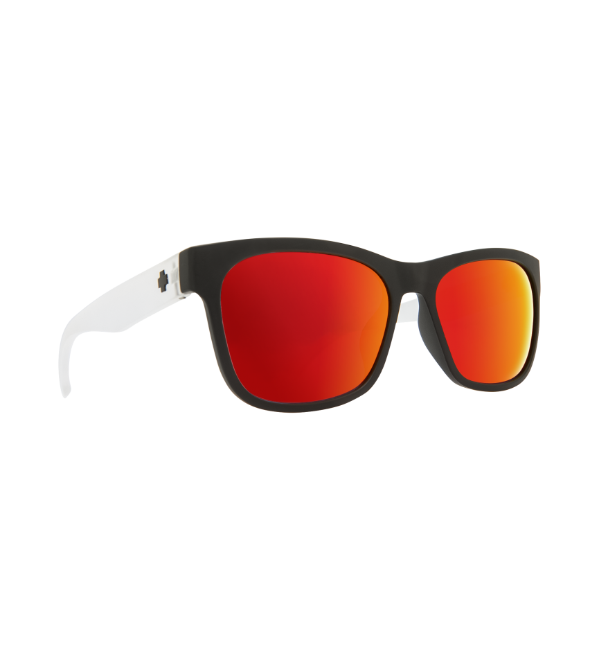 SUNDOWNER MATTE BLACK/MATTE CRYSTAL – GRAY w/RED SPECTRA