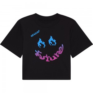 W HELLO FOX SS BABY TEE