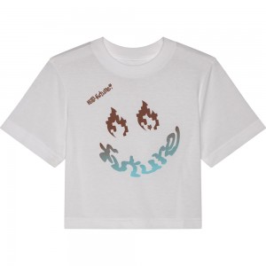 W HELLO FOX SS BABY TEE