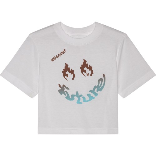 W HELLO FOX SS BABY TEE