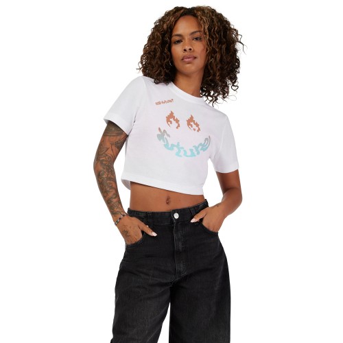 W HELLO FOX SS BABY TEE
