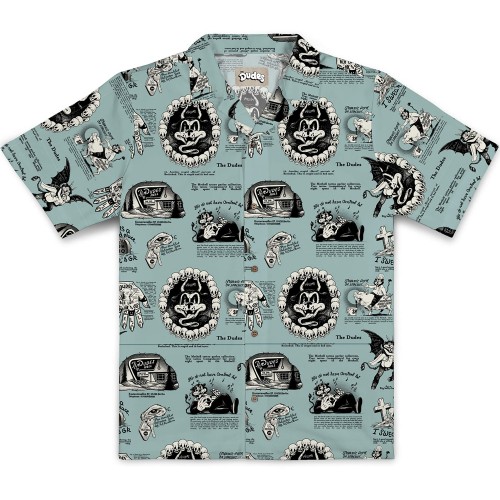 THE DUDES BEELZEBUD BLUES HAWAIIAN SHIRT