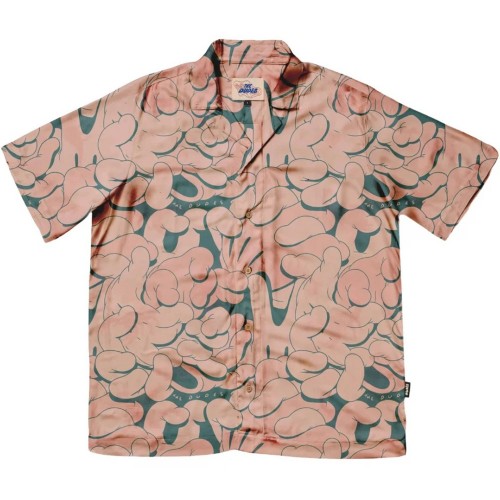 THE DUDES FINGATHING PINK HAWAIIAN SHIRT