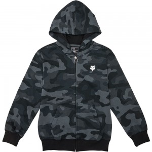 YTH FOX HEAD CAMO FLC ZIP