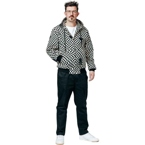 THE DUDES CHECKERED WINDBREAKER JACKET