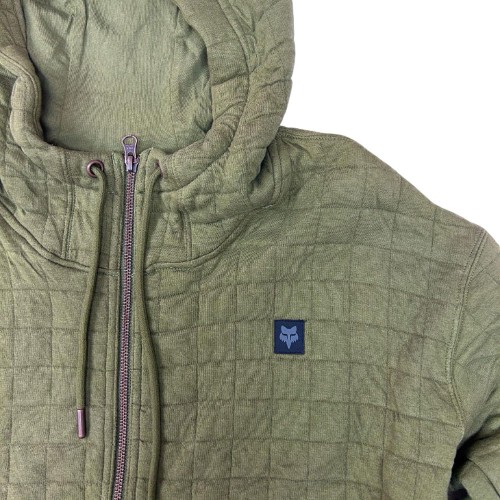 W QUILTED FLEECE ZIP
