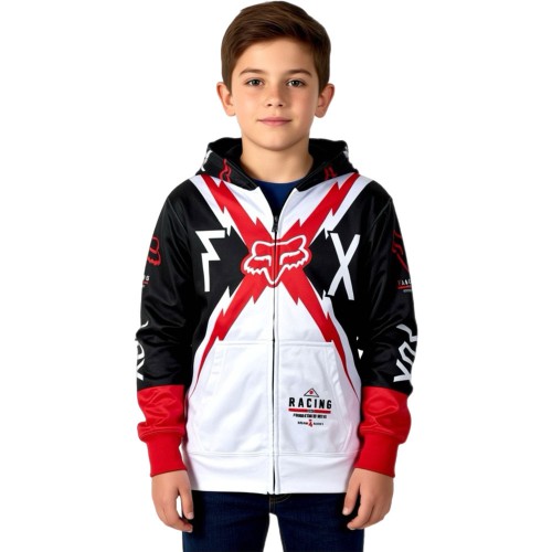 BOYS BOLTED FULL ZIP FRONT FLEECE