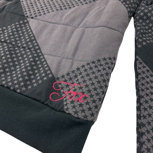 GIRLS STAR GAZER QUILTED HOODY