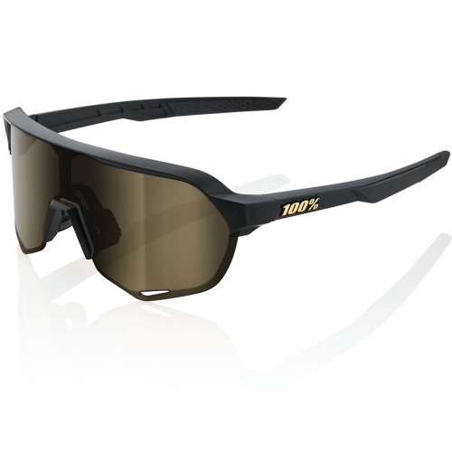 S2 Matte Black - Soft Gold Mirror Lens
