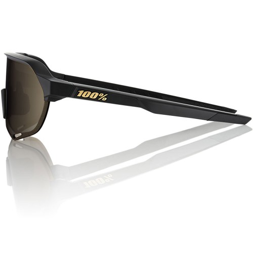 S2 Matte Black - Soft Gold Mirror Lens