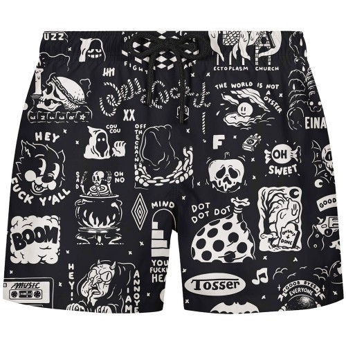 THE DUDES FLASHY PATTERN SWIM SHORTS