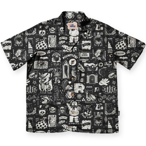 THE DUDES FLASHY PATTERN HAWAIIAN SHIRT