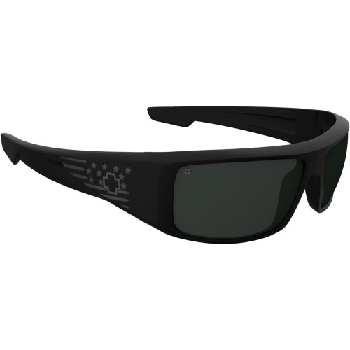 LOGAN Matte Black Gloss Flag - Happy...