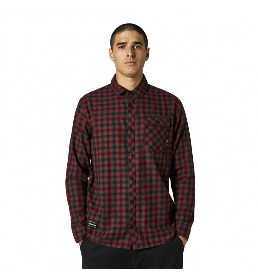 REEVES LS WOVEN <span class="title-highlight">BLK/RD</span>