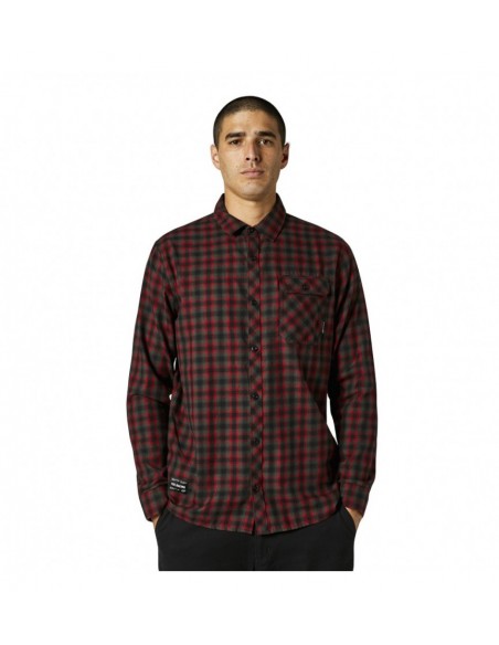 REEVES LS WOVEN <span class="title-highlight">BLK/RD</span>