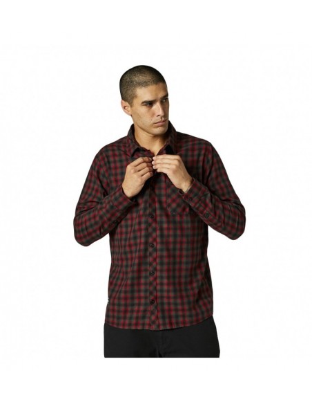 REEVES LS WOVEN <span class="title-highlight">BLK/RD</span>