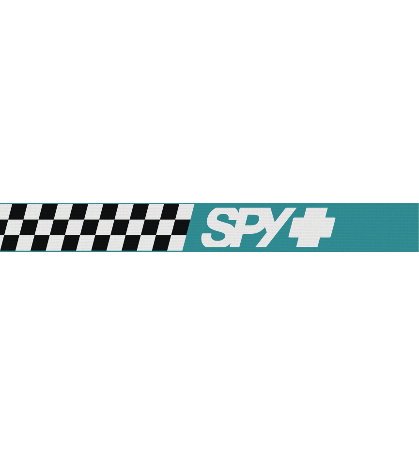 Woot Race Checkers Teal HD Smoke with Silver Spectra Mirror HD C