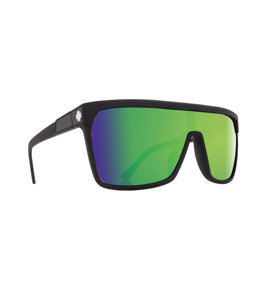 FLYNN MATTE BLACK – HAPPY BRONZE W/ GREEN SPECTRA