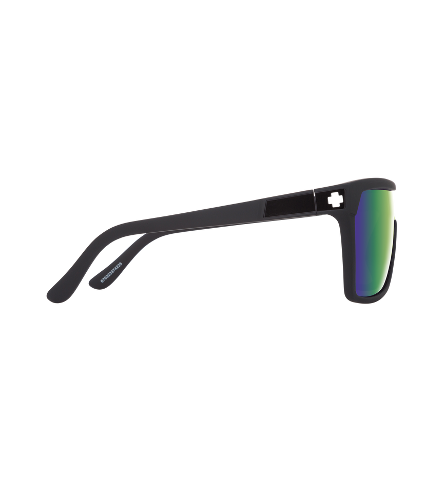 FLYNN MATTE BLACK – HAPPY BRONZE W/ GREEN SPECTRA