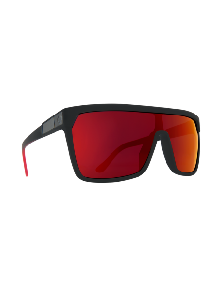 FLYNN SOFT MATTE BLACK/RED FADE – HAPPY GRAY GREEN W/RED FLASH
