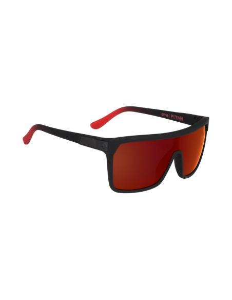 FLYNN SOFT MATTE BLACK/RED FADE – HAPPY GRAY GREEN W/RED FLASH