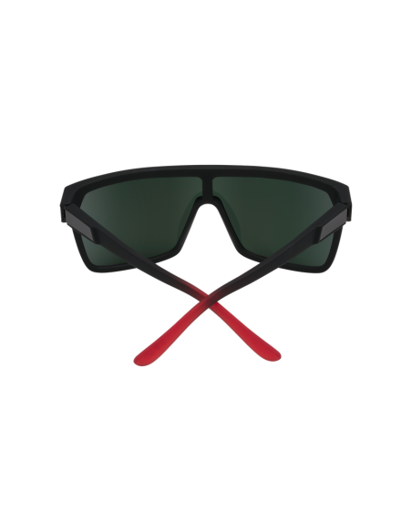 FLYNN SOFT MATTE BLACK/RED FADE – HAPPY GRAY GREEN W/RED FLASH