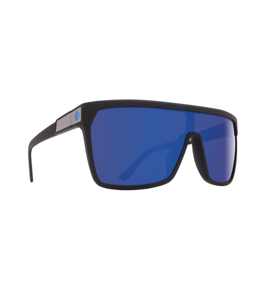 FLYNN SOFT MATTE BLACK – HAPPY BRONZE W/ DARK BLUE SPECTRA